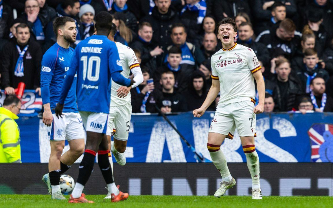 Rangers defeated by Motherwell in Barry Ferguson’s first game back at Ibrox