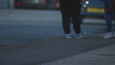 Police patrol city streets as part of prostitution crackdown
