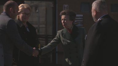Princess Royal visits Peterhead Prison Museum on tour of north east