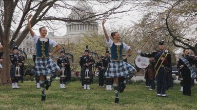 Swinney joins New York Tartan Week parade as tariffs hit