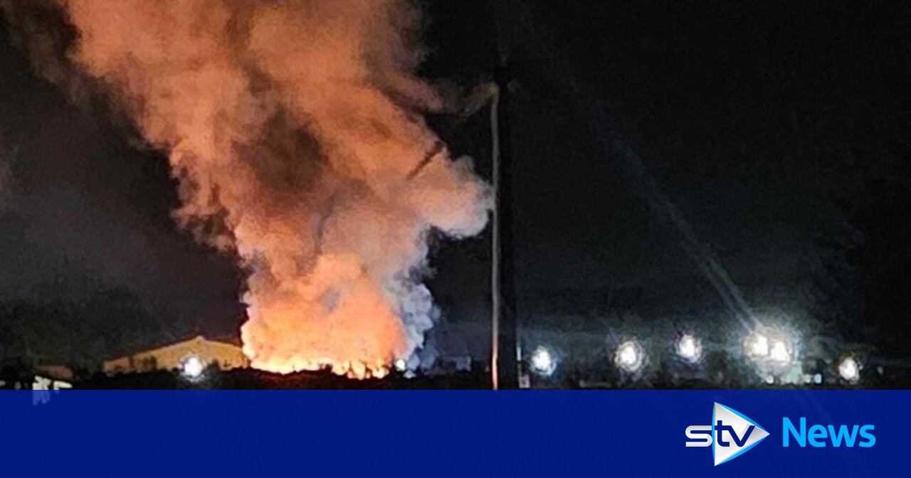 Fire Crews Battle Overnight Fife Recycling Centre Blaze For More Than 