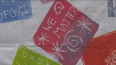 Artwork aiming to tackle peer sexual abuse and harassment goes on display