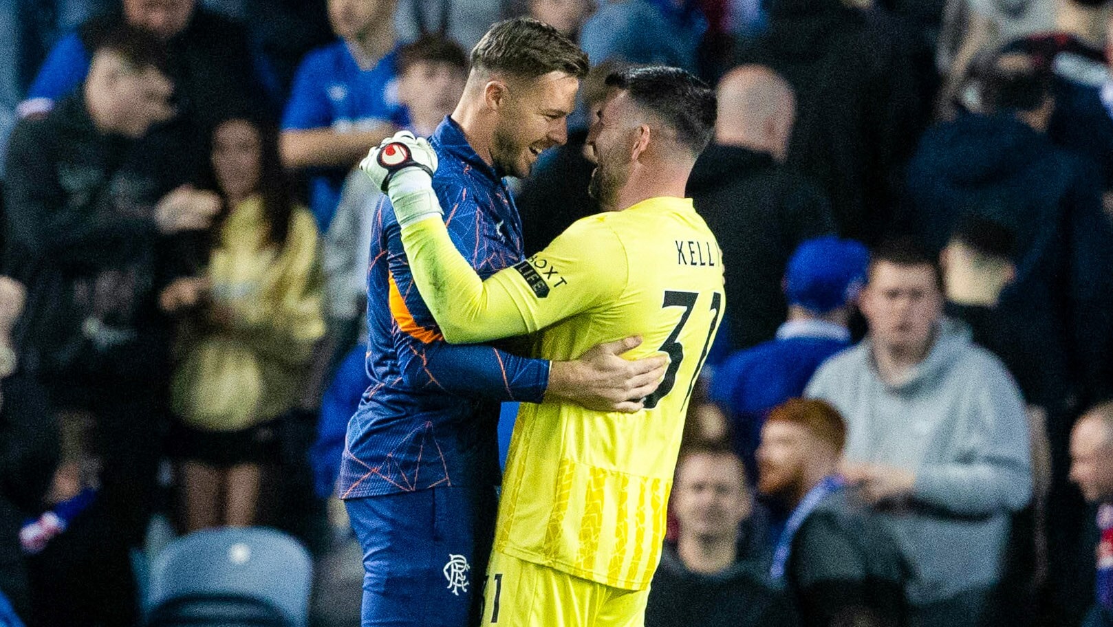 Russell Martin will have to choose between Jack Butland (left) and Liam Kelly (right).