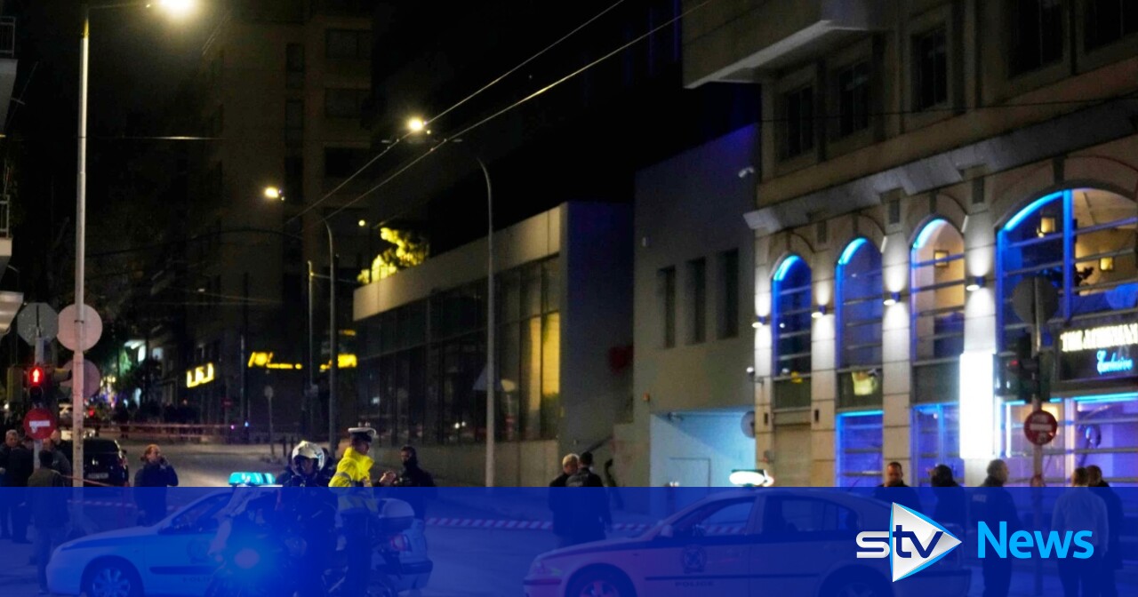 Bomb explodes outside Greek railway company offices in Athens | STV News