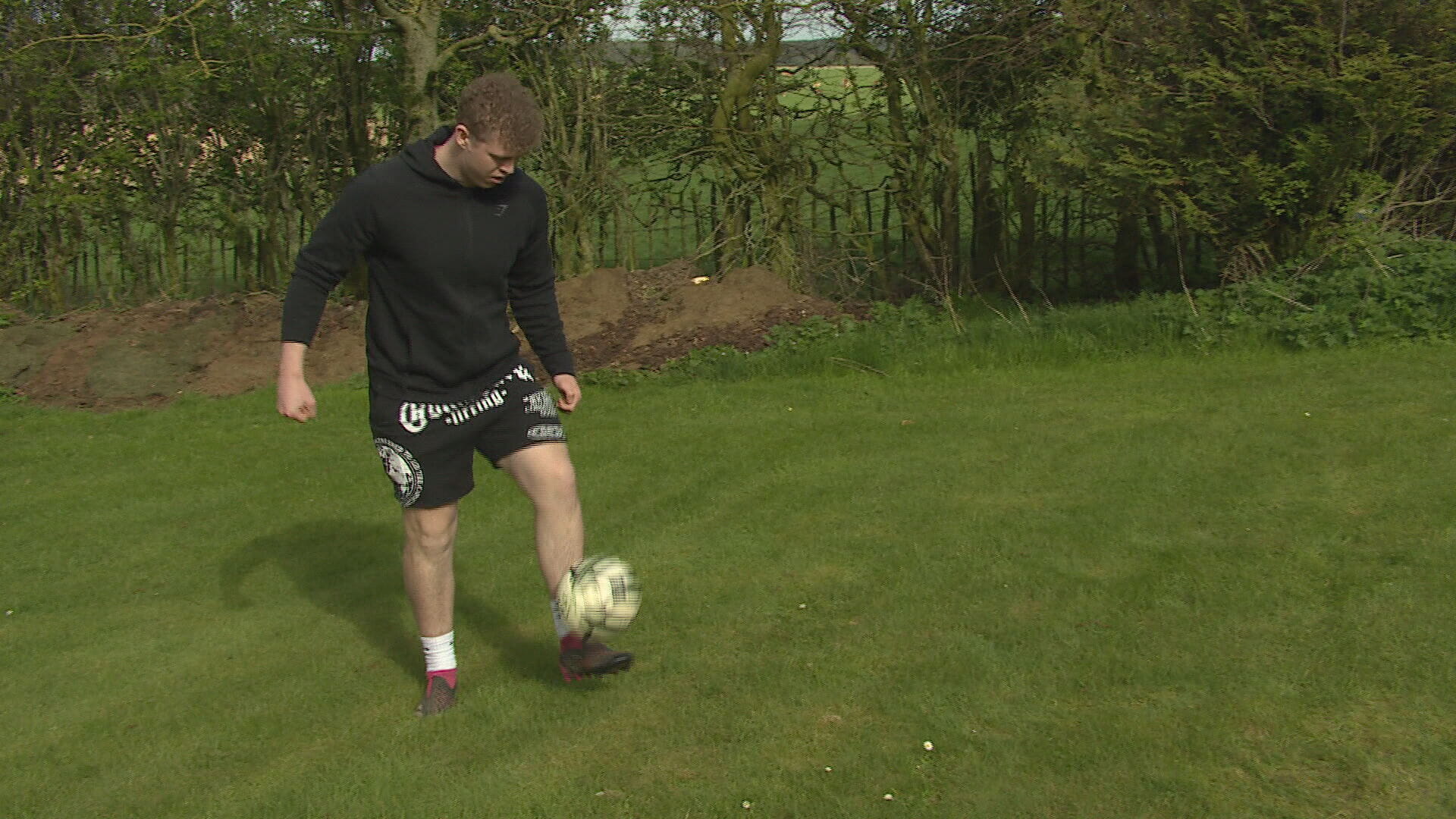 Ethan Walker has been training hard on his road to recovery