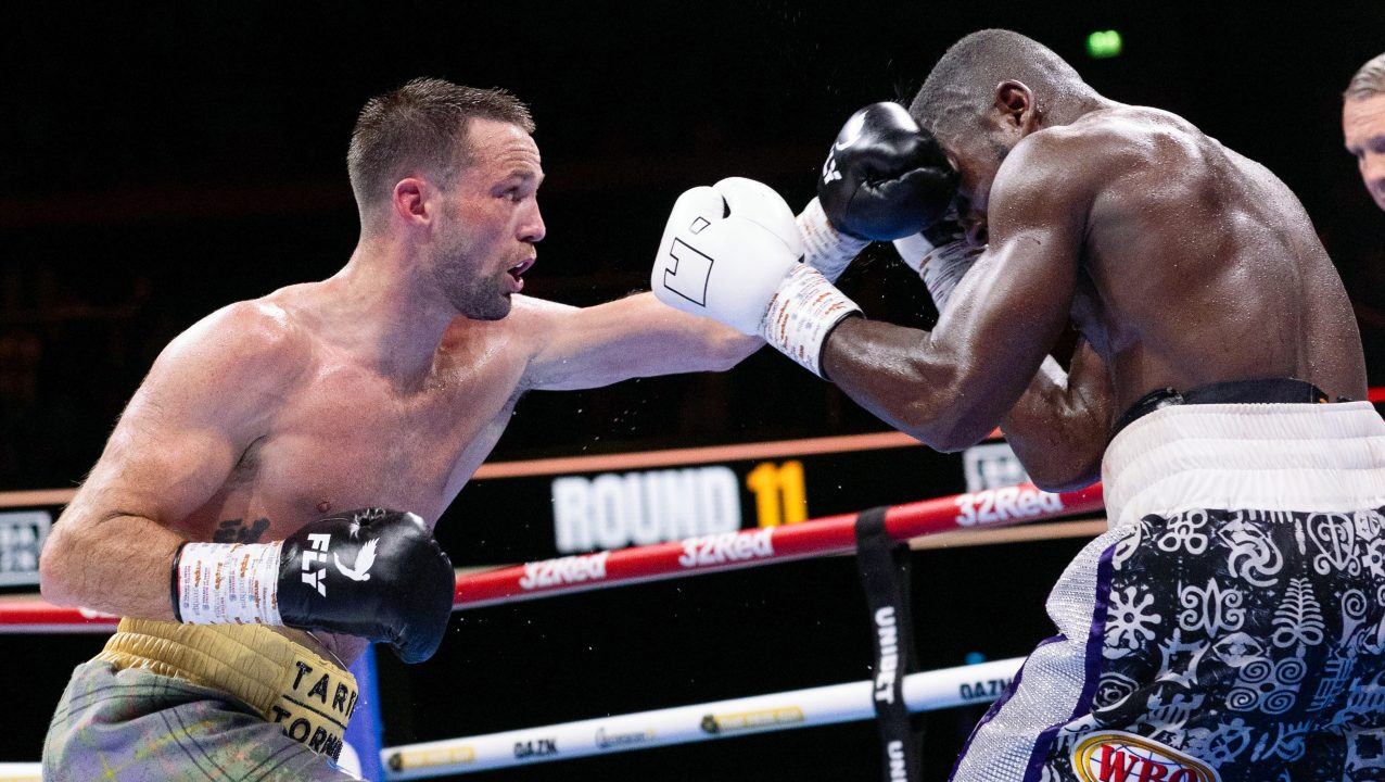 Josh Taylor bid to become two-weight world champion hit by loss to Ekow Essuman