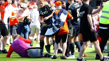 Man who threw plastic seat from stands which hit Aberdeen player Jack MacKenzie jailed