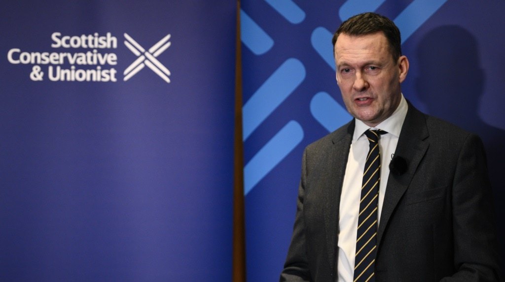 Russell Findlay claimed that if John Swinney is reinstalled as first minister after the 2026 elections, the country would “again be divided by nationalism”.