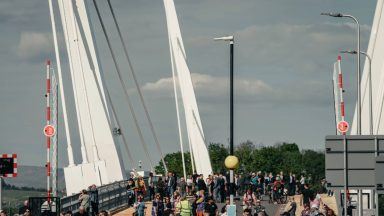 Yoker-Renfrew road bridge formally opens across the River Clyde