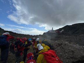 Mountain climber airlifted from hillside after falling nearly 50ft in Skye
