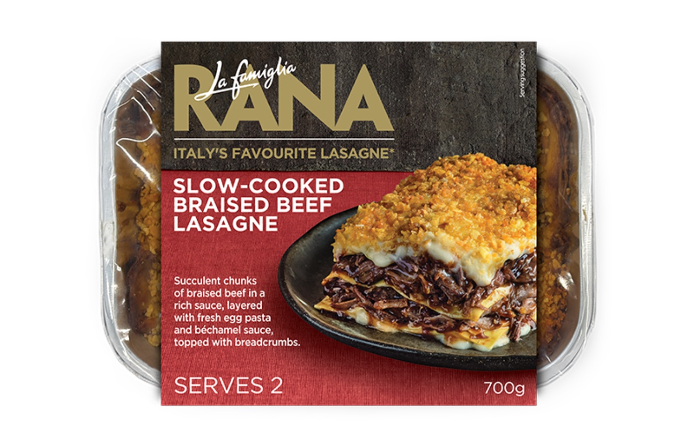 Giovanni Rana (UK) Ltd is recalling La Famiglia Rana Slow-Cooked Braised Beef Lasagne, due to a packaging error