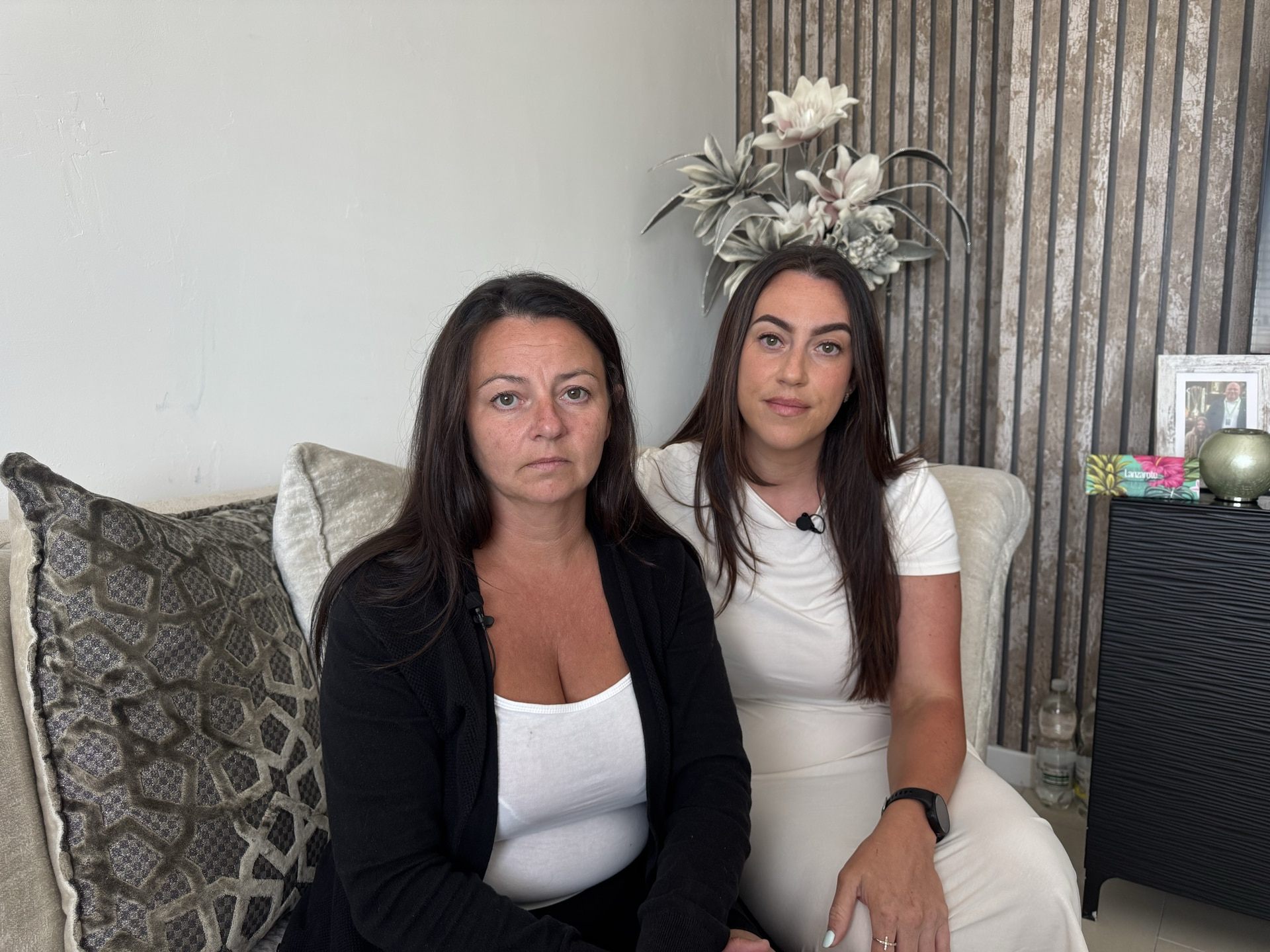 Cole Cooper's mum, Wendy Stewart and aunt Aimee Tennie.