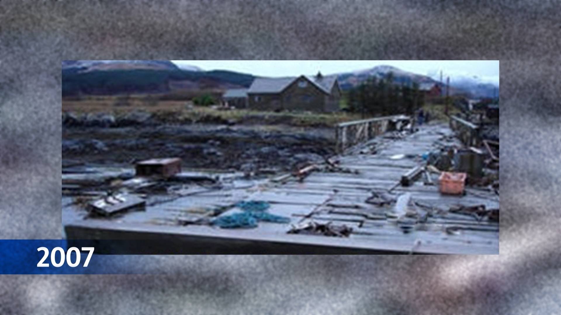 The pier when Peter bought in 2007