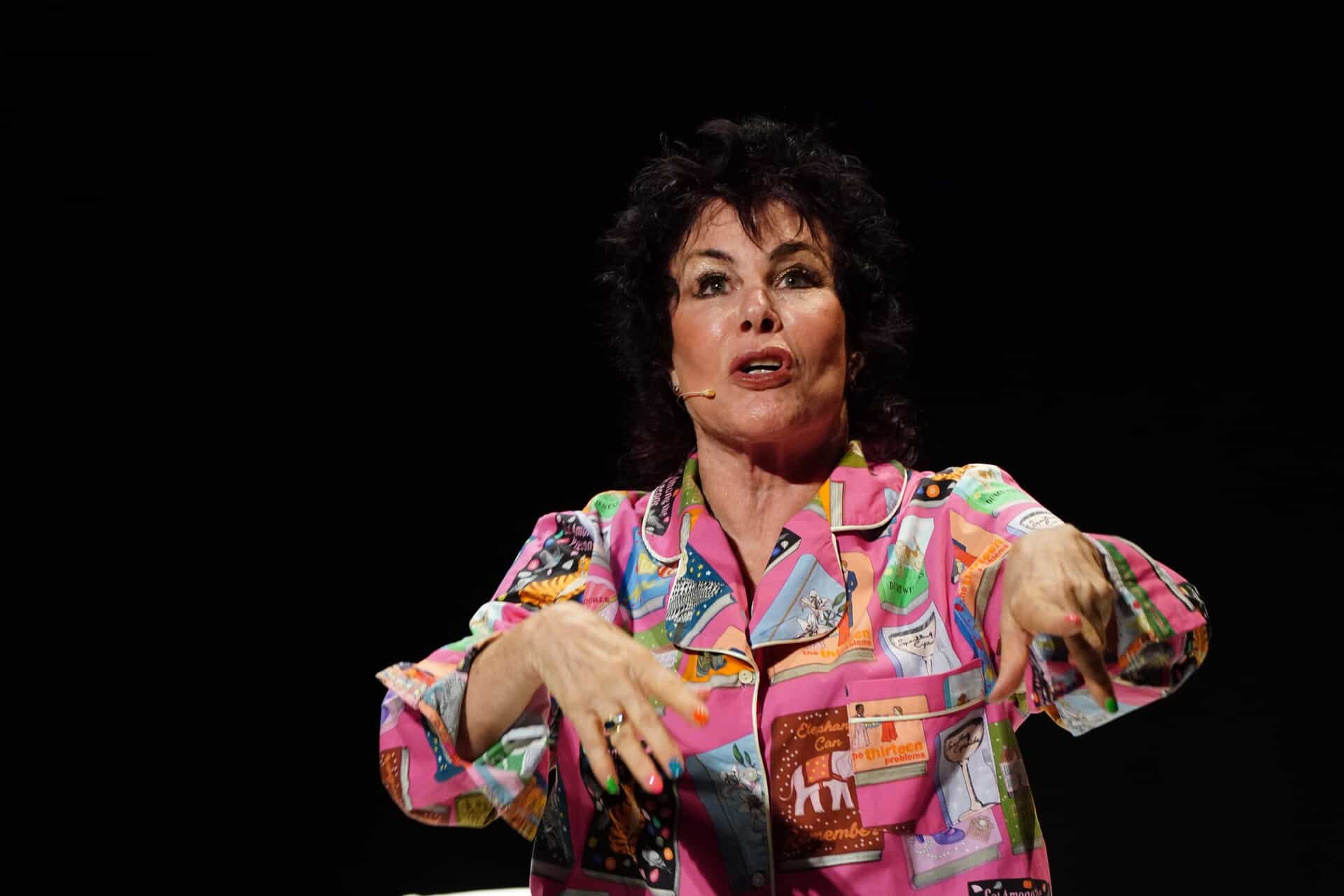 Ruby Wax met the royal couple during their private visit to Iona.