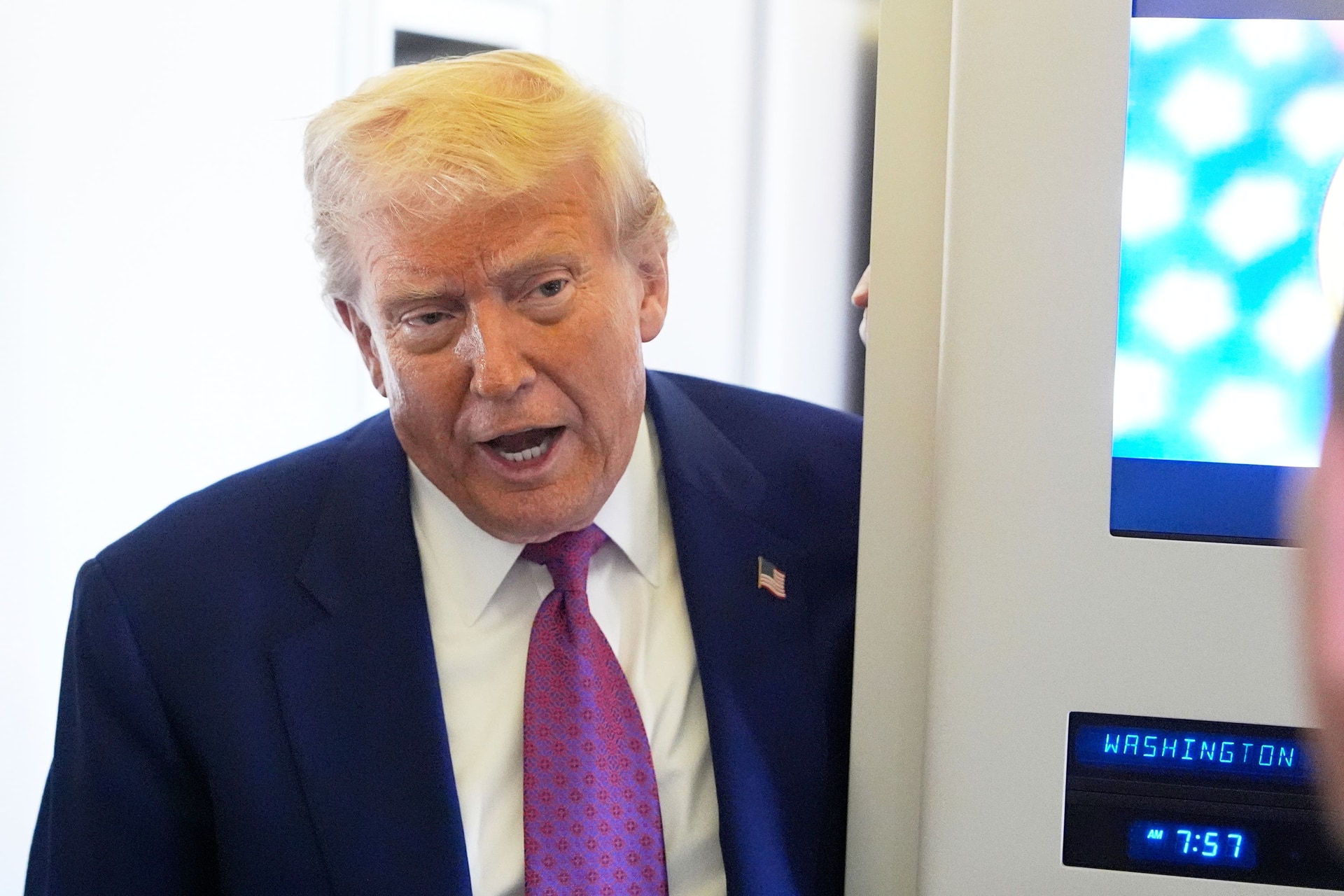 President Donald Trump posted on social media that he was saddened by the news (Alex Brandon/AP).