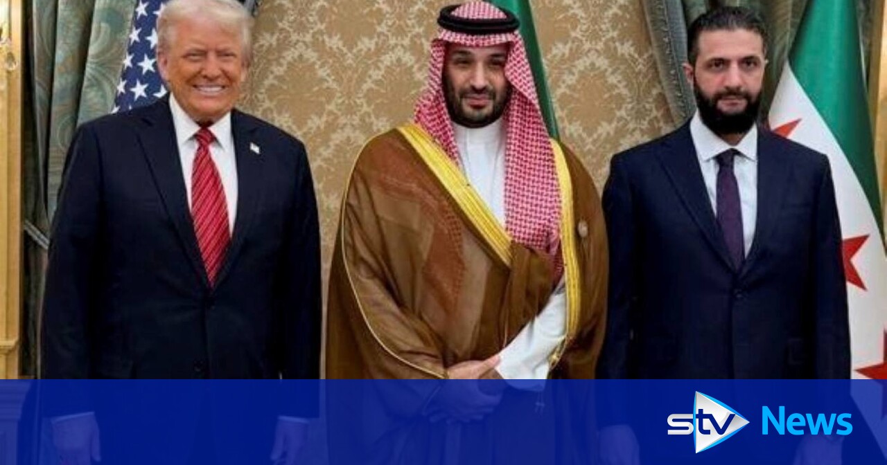 Trump meets Syria’s former-insurgent-turned-leader in Saudi Arabia