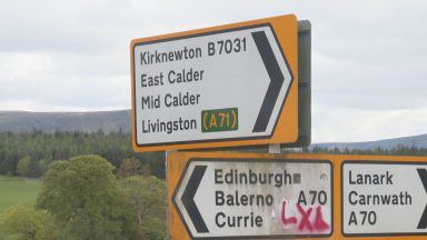 Driver, 46, dies in crash between car, taxi and cyclist in Edinburgh