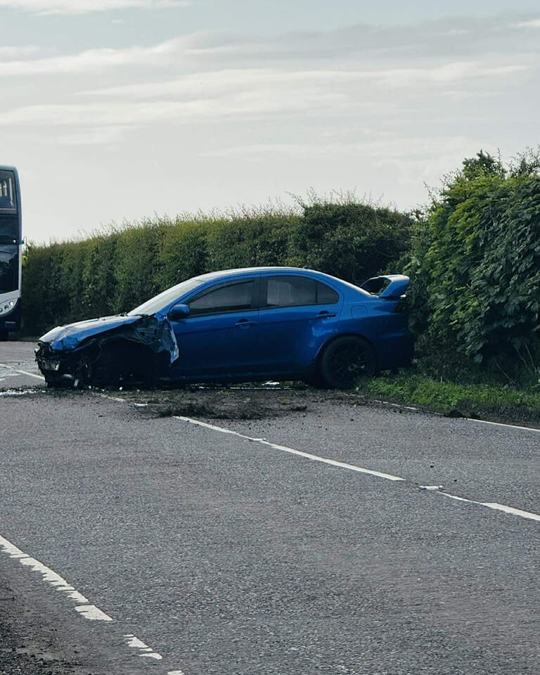 A 37-year-old man was taken to hospital.