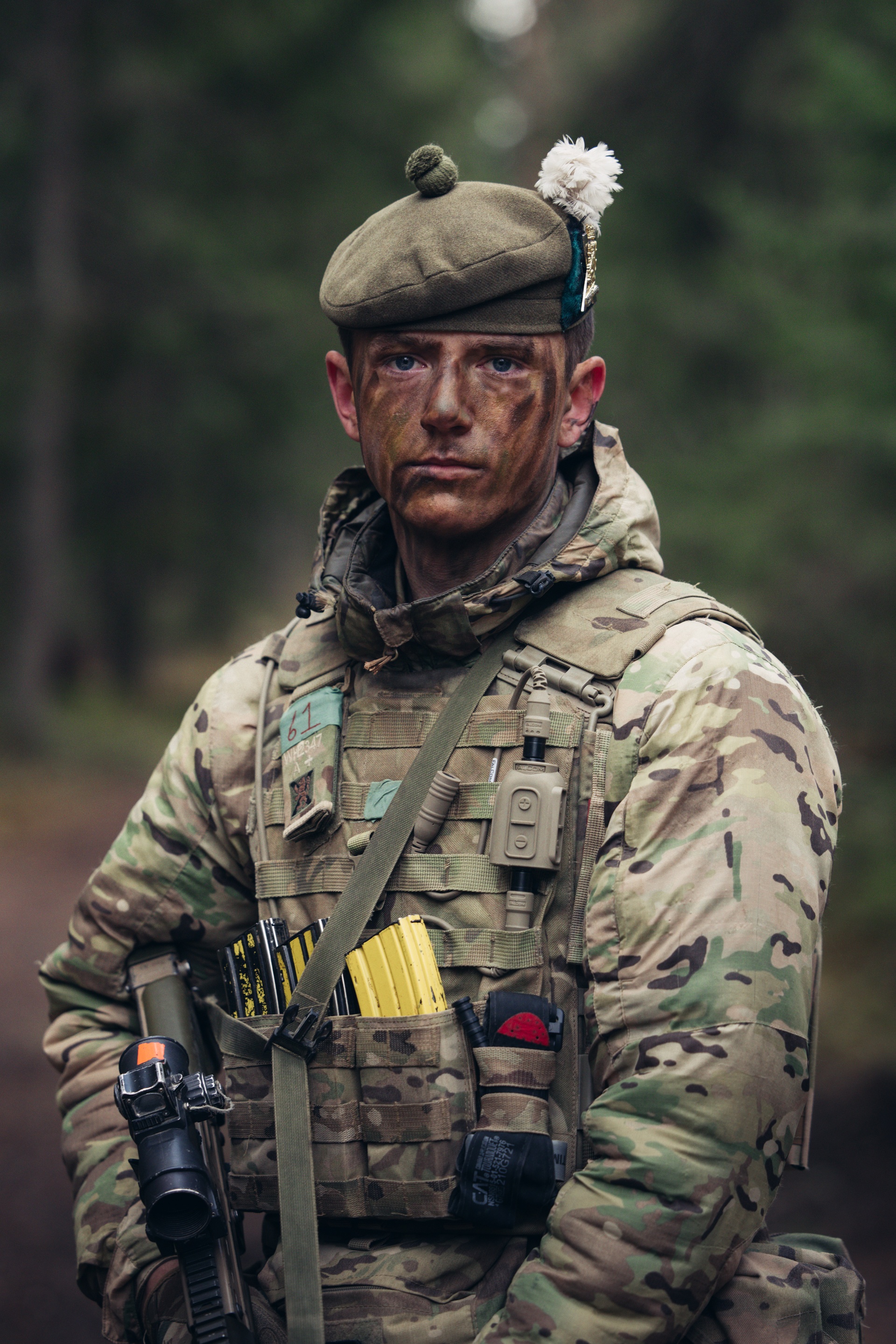 Fusilier David Whyte of the 2nd Battalion in The Royal Regiment of Scotland.