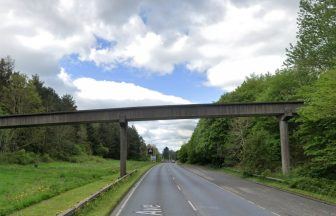 Police say ‘lives put at risk’ after rocks thrown at passing vehicles from Fife footbridge