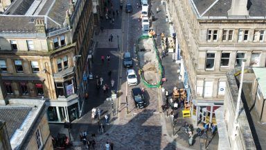 Busy road in Glasgow city centre closed and bus gate suspended for emergency repairs
