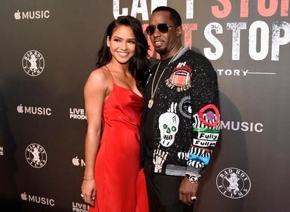 Cassie Ventura and Sean ‘Diddy’ Combs in Beverly Hills, California, in 2017.