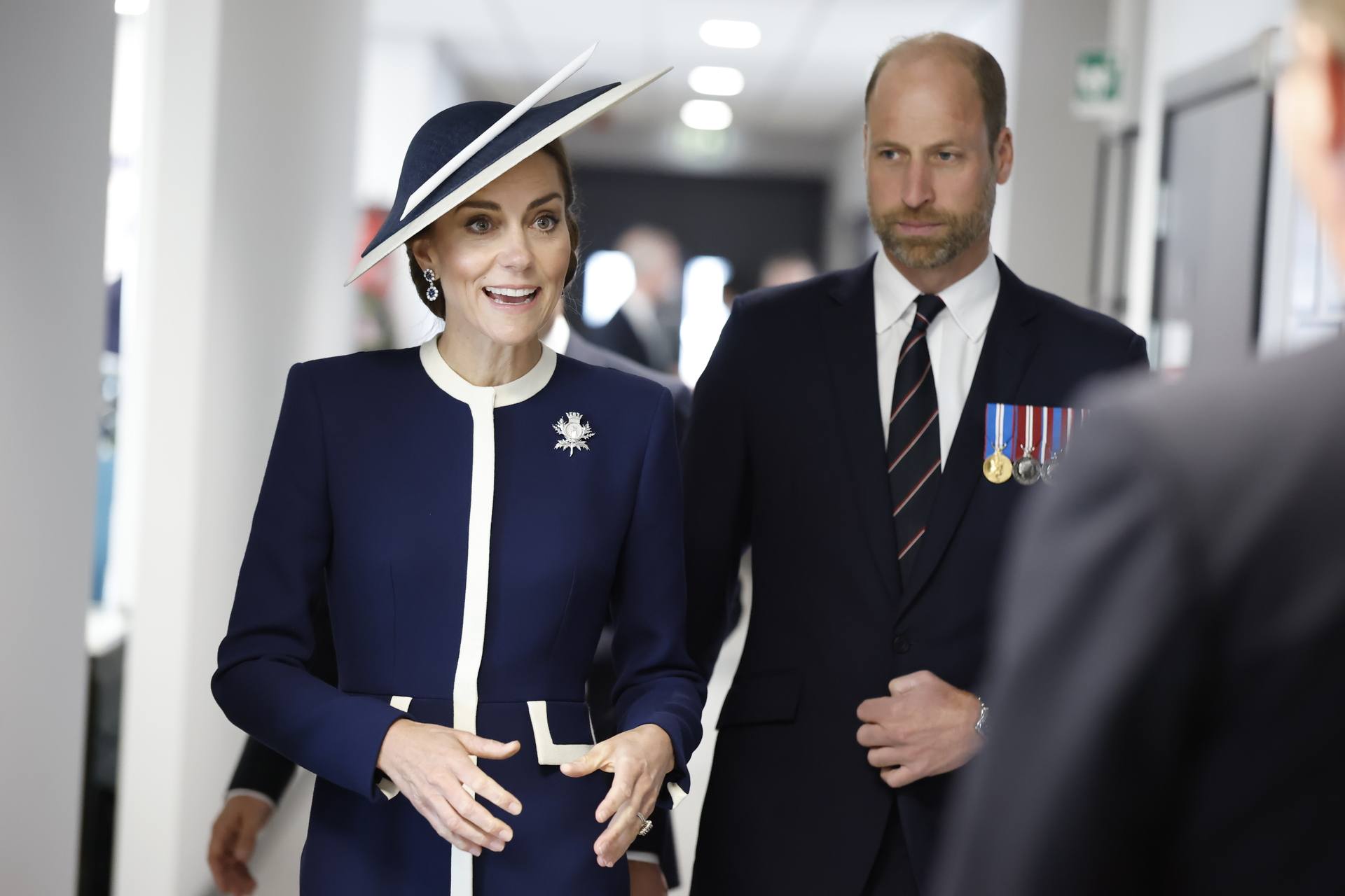 Williams, the Prince of Wales, and Kate, the Princess of Wales, attended HMS Glasgow's naming ceremony at the BAE Systems’ shipyard in Scotstoun on Thursday.