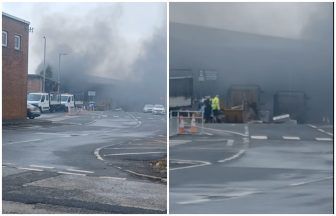 Fire crews race to scene of blaze at Greenock recycling centre