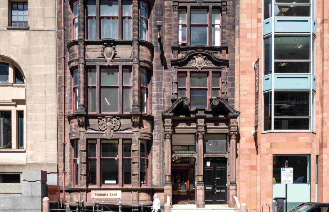 Glasgow St Vincent street office building which dates back to 1897 on sale for over £1m