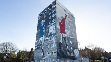 Denis Law legacy trail unveiled in Aberdeen to honour football legend