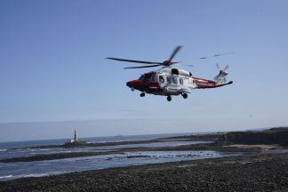 Person airlifted to hospital after falling off cliff at Cruden Bay
