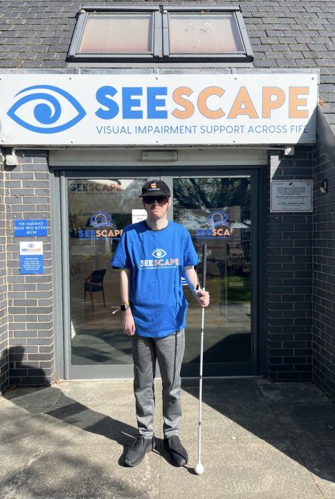 Partially-sighted man to travel across UK to raise funds for Fife charity
