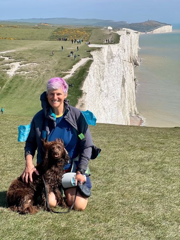 Tracey has seen many landmarks on her long journey.