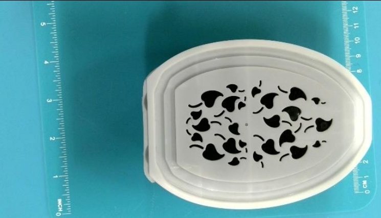 Hidden cameras were discovered inside the plastic containers