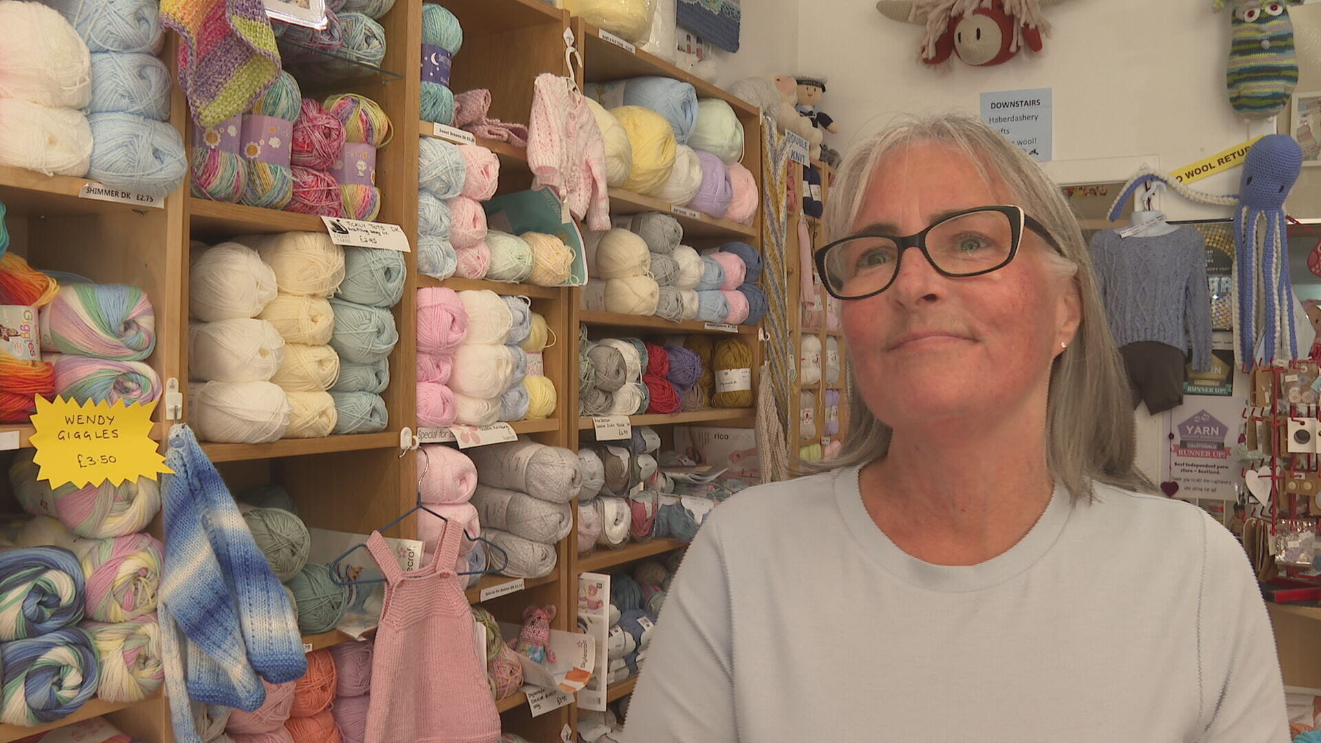 Shop owner Mairi Coventry says footfall has decreased in recent years