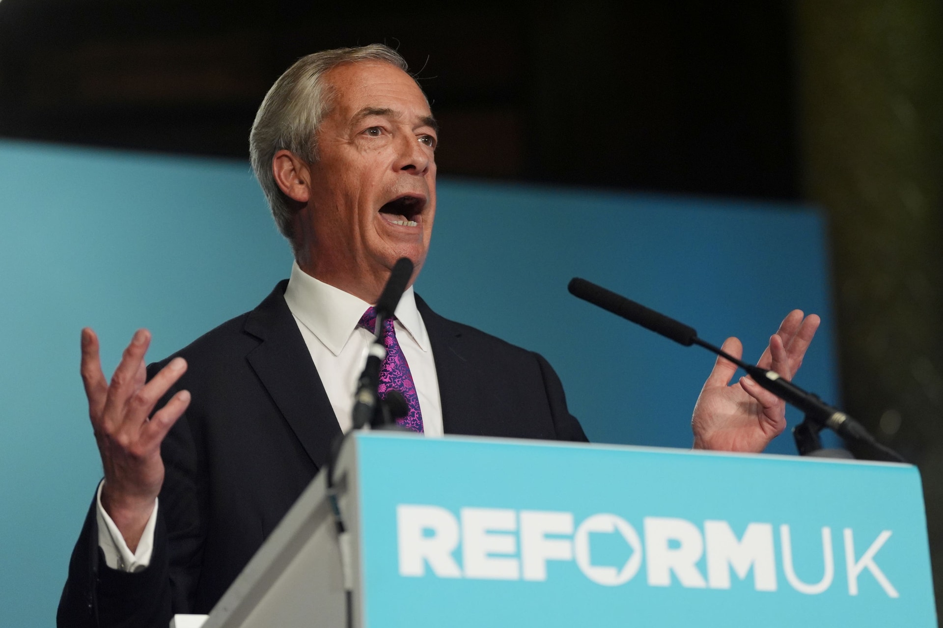 Nigel Farage has come under fire over a Reform UK advert targeting Scottish Labour leader Anas Sarwar.