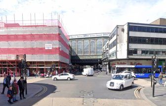 Man taken to hospital and another charged after crash in Glasgow city centre