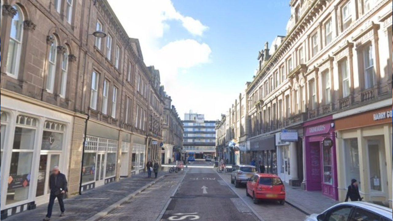 Three arrested after masonry falls from building onto Inverness city centre street