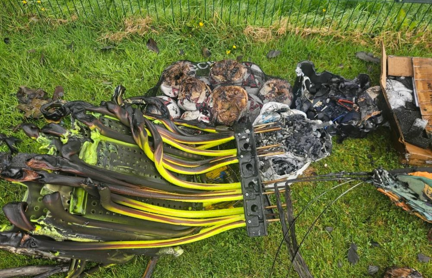 The fire was extinguished by the Scottish Fire and Rescue Service, and enquiries are ongoing.