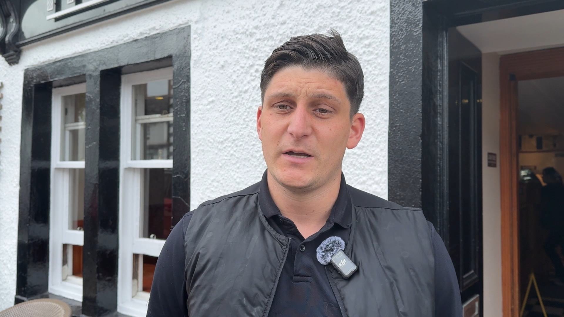 Michael Robert Thomson, who owns Fyne Fish and Chips and Caffe Bella