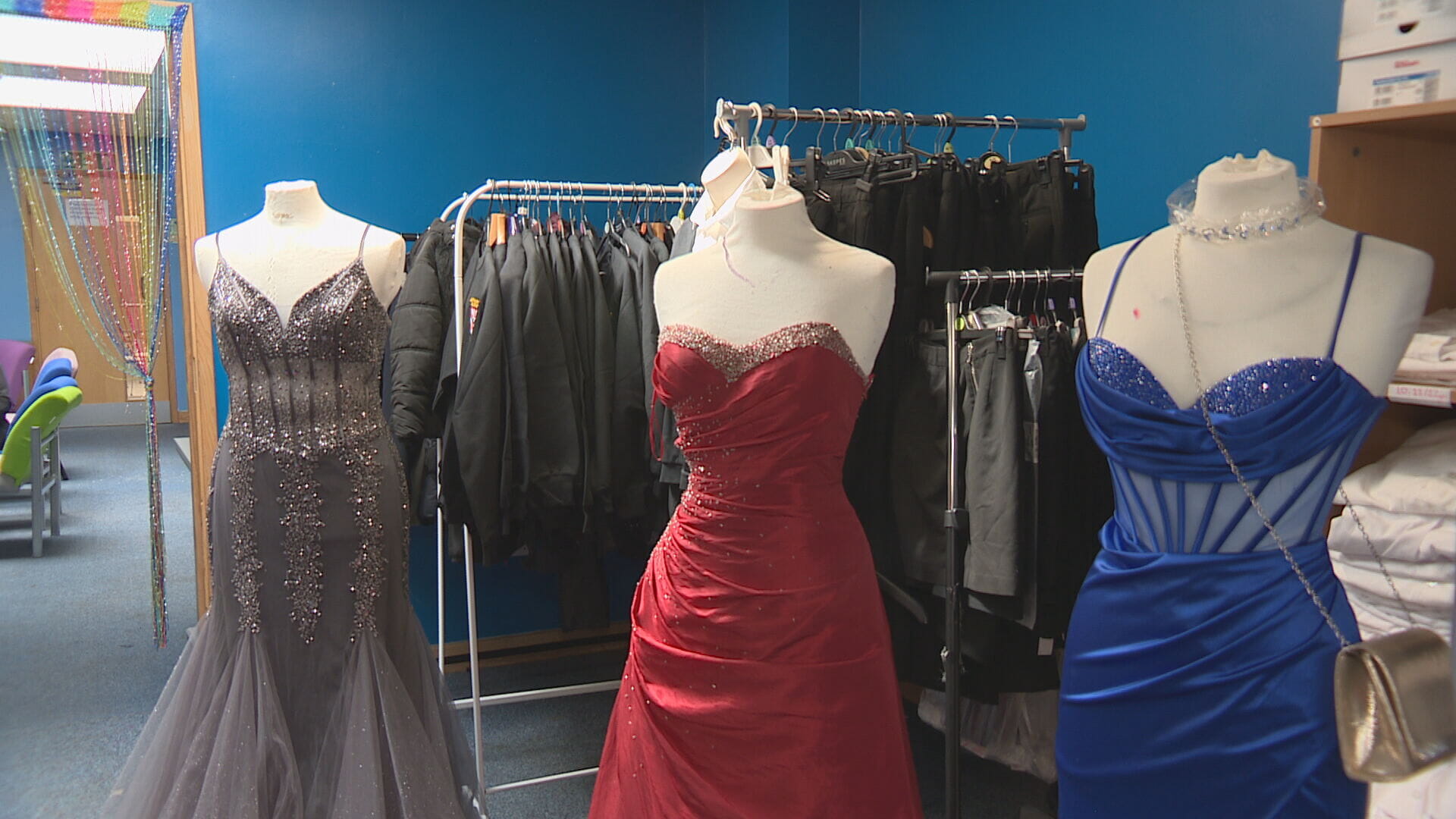 School's pop-up prom dress shop helping pupils meet cost of attending the ball.