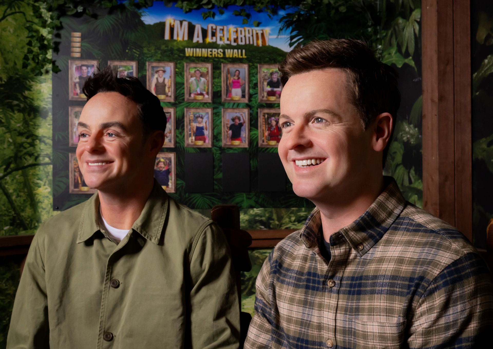 The pair are on display among I’m a Celebrity memorabilia (Anthony Devlin/PA)