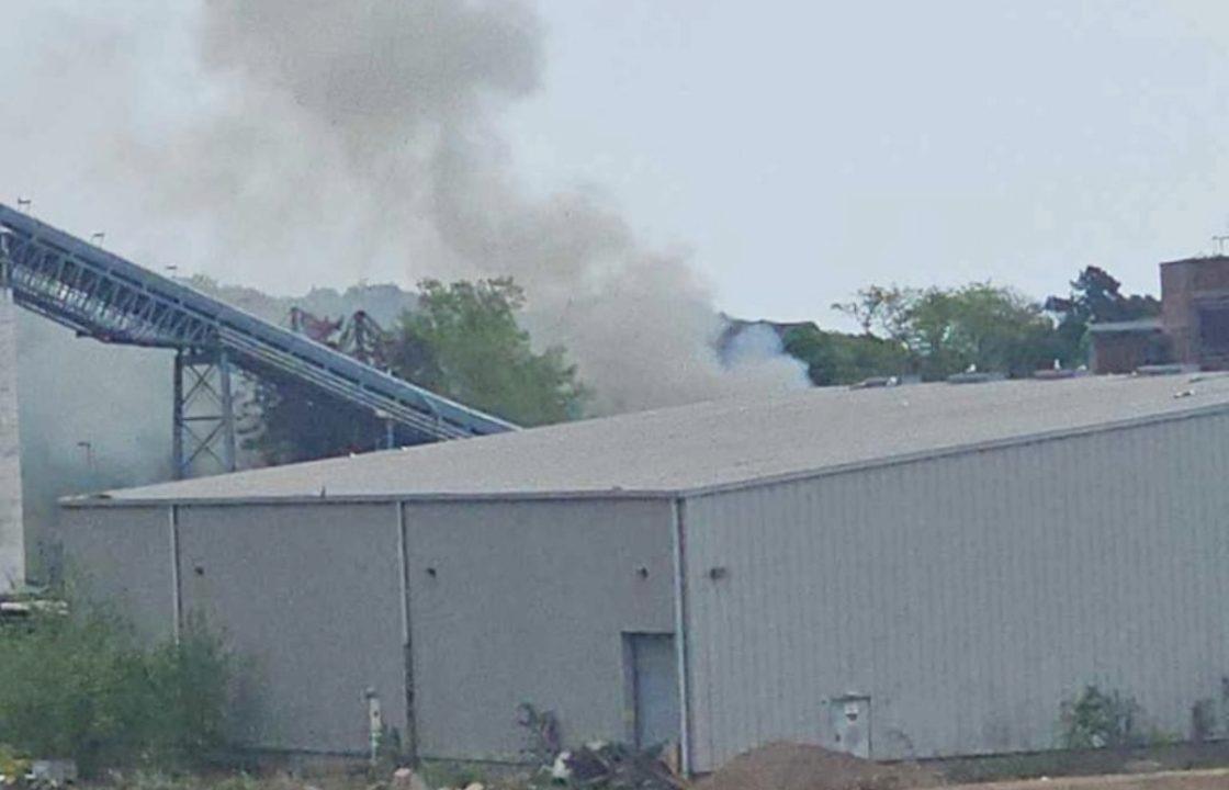 Fife residents urged to shut windows as fire erupts near biomass plant