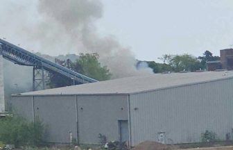 Fife residents urged to shut windows as fire erupts near biomass plant