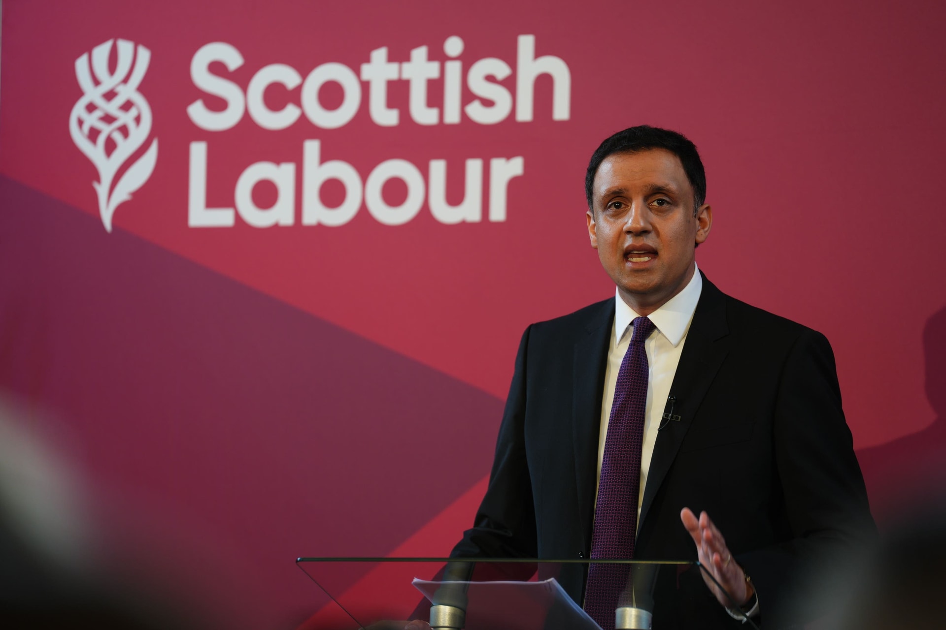 Labour has described the advert targeting its Scottish leader Anas Sarwar as ‘blatantly racist’.