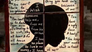 Starting over: Domestic abuse survivors using art to help them heal