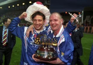 Rangers’ nine-in-a-row league championship trophy up for auction in Glasgow