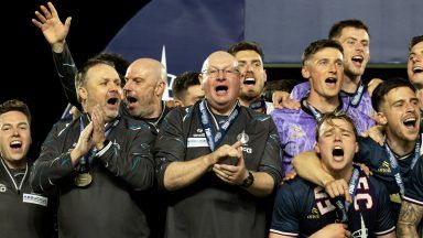 Falkirk complete John McGlynn’s pre-season challenge by securing promotion again