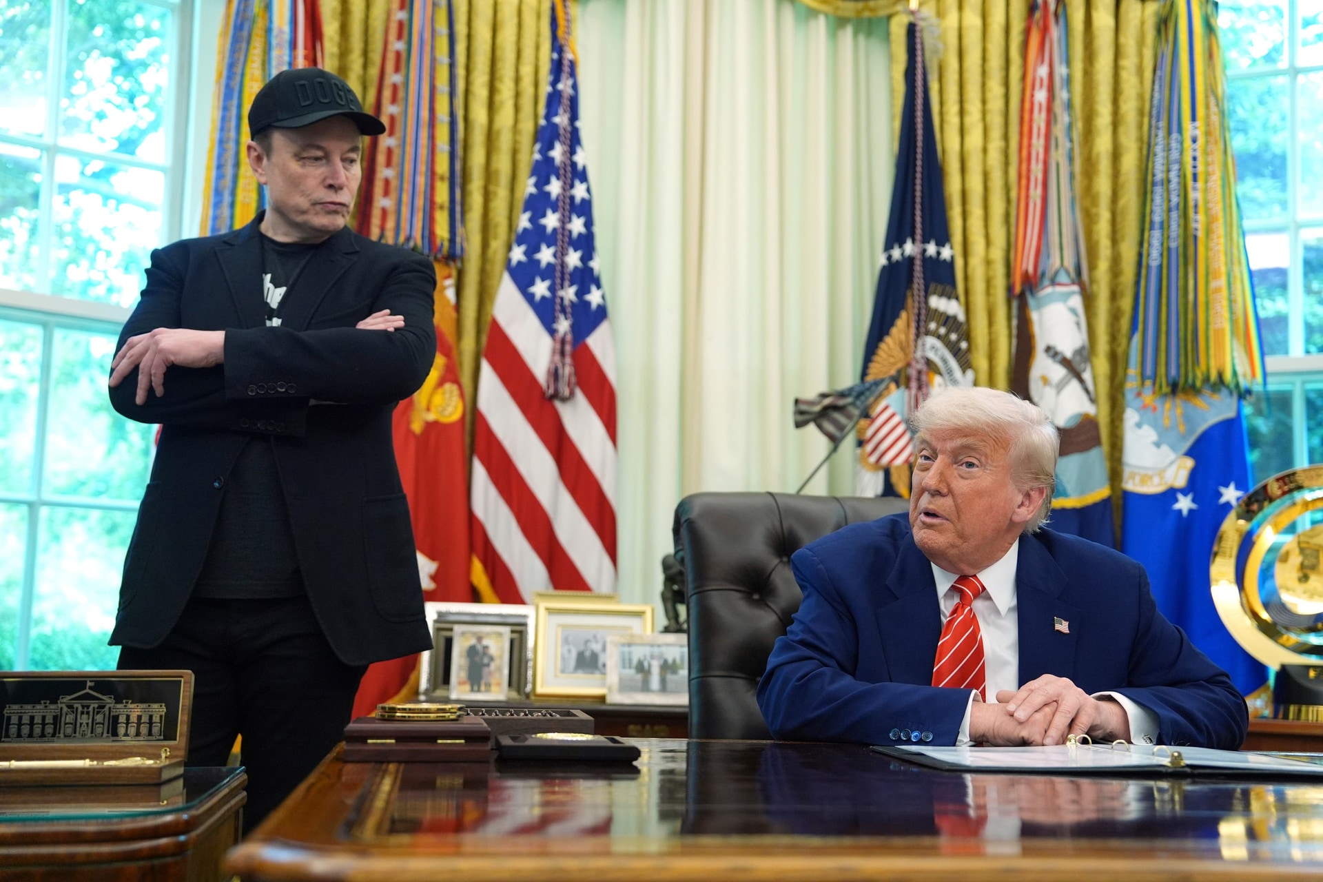 The feud could hinder the progress of a key piece of legislation for the Trump administration (AP Photo/Evan Vucci, File).