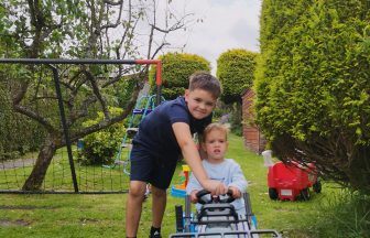 Scots boy, 7, runs 100 miles to raise money for brother’s first wheelchair